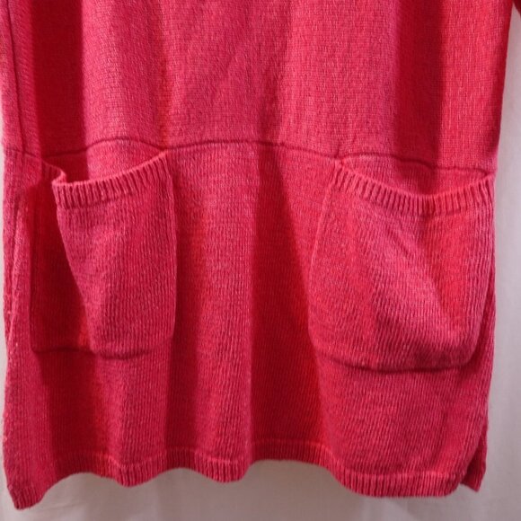 SOFT SURROUNDINGS Salmon Pink Slouchy Sweater - Picture 2 of 6